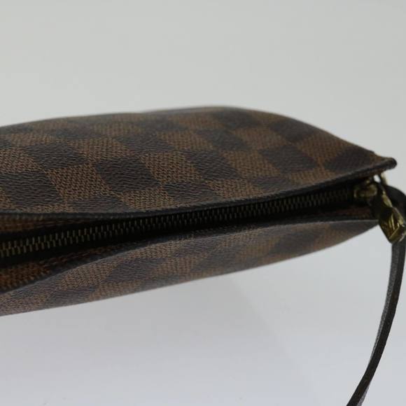 LOUIS VUITTON Damier Ebene Trousse Makeup Pouch N51982 LV Auth ep3875 - Picture 6 of 16